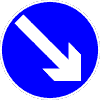 Road Sign Keep Right
